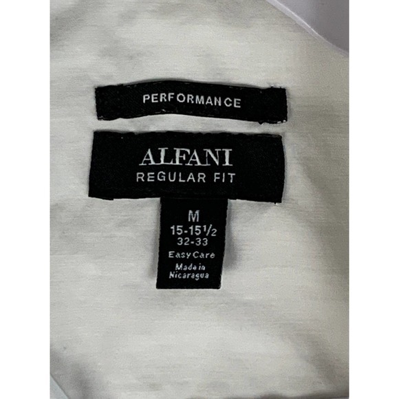 Alfani Shirt Men's Medium Button Performance Regular Fit - Picture 2 of 5
